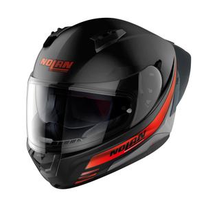 Integralna motociklistička kaciga Nolan N60-6 Sport Outset 21 crno-crvena - II. kvaliteta rasprodaja