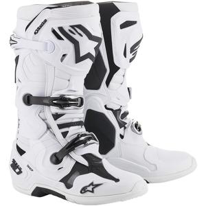 Motorističke čizme Alpinestars Tech 10 bijele - II. kvaliteta rasprodaja