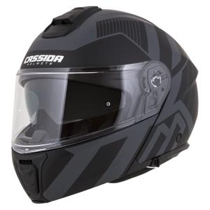 Preklopna motociklistička kaciga Cassida Modulo 2.1 Profile Vision mat crno-siva reflektirajuća