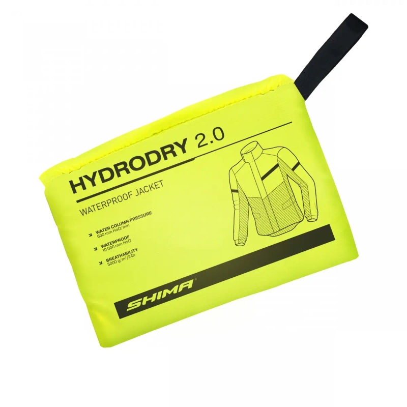 Shima Hydrodry 2.0 vodootporna jakna crno-fluo žuta