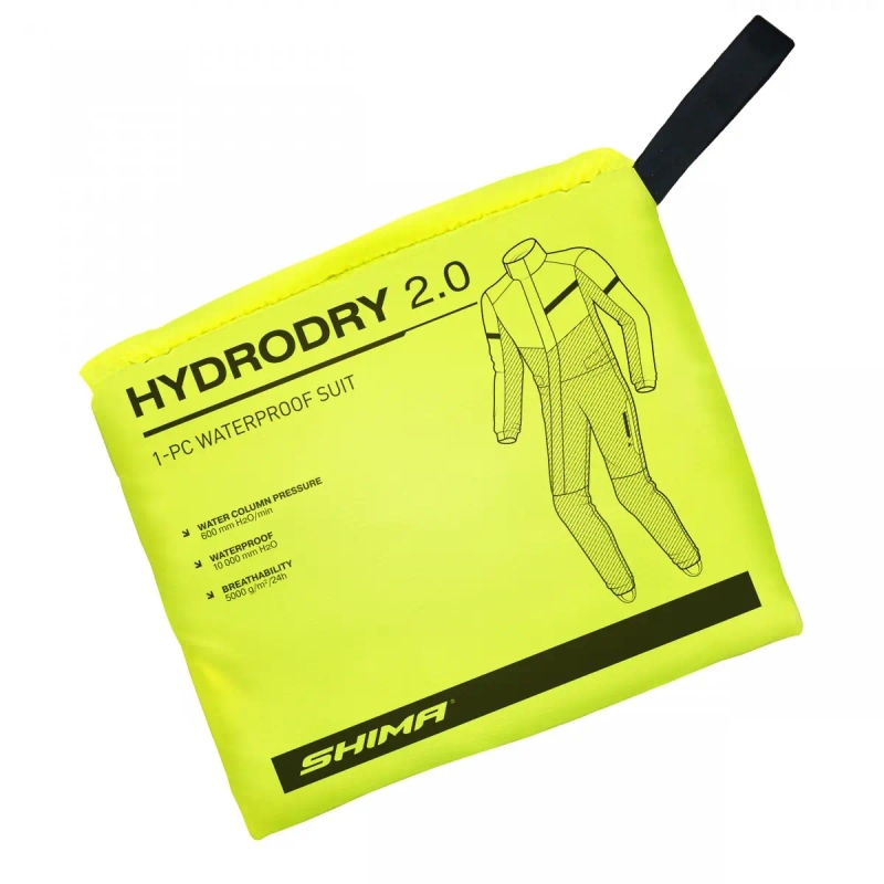 Shima Hydrodry 2.0 vodootporno odijelo za ronjenje crno-fluo žuto