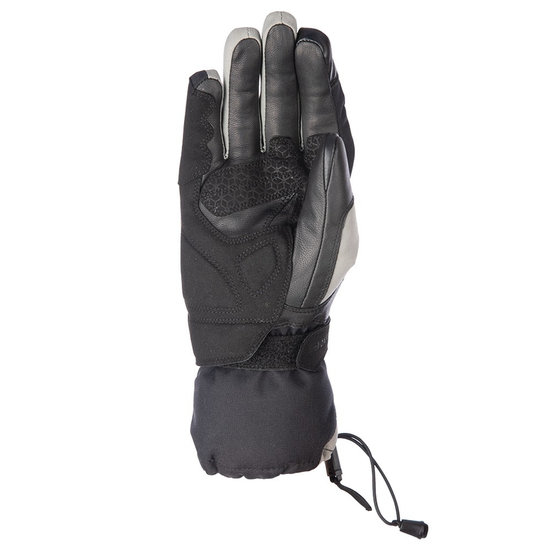 Oxford Montreal 4.0 DRY2DRY™ crno-sive-fluo žute motociklističke rukavice