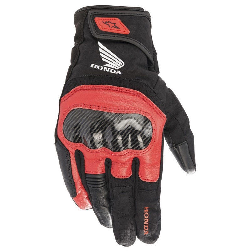 Alpinestars SMX Z Drystar Honda moto rukavice crno-crvene