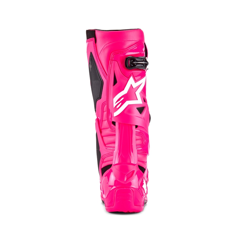 Alpinestars Tech 10 motociklističke čizme ružičasto-crno-bijele