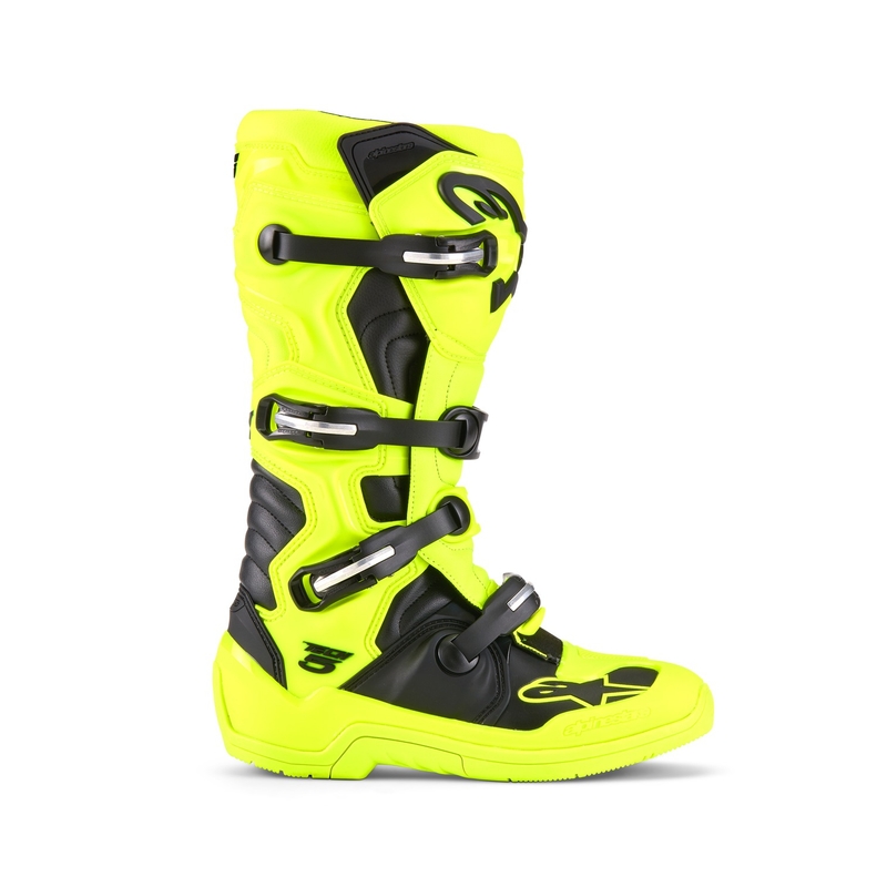 Alpinestars Tech 5 motociklističke čizme fluo žuto-crne