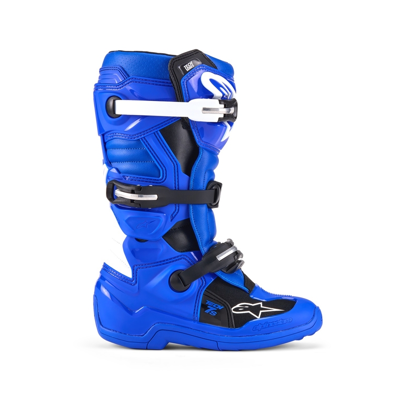 Alpinestars Tech 7 S dječje motociklističke čizme plavo-bijelo-crne