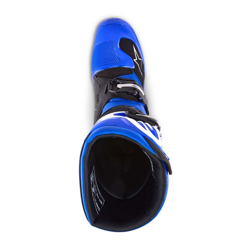 Alpinestars Tech 7 S dječje motociklističke čizme plavo-bijelo-crne