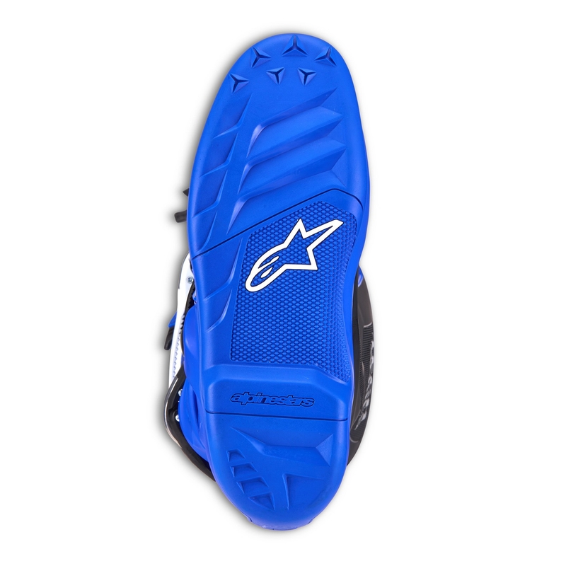 Alpinestars Tech 7 S dječje motociklističke čizme plavo-bijelo-crne