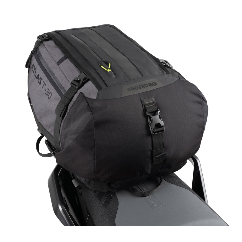 Moto torba za suvozačevo sjedalo Oxford Atlas T-30 Advanced Tourpack 30 l siva