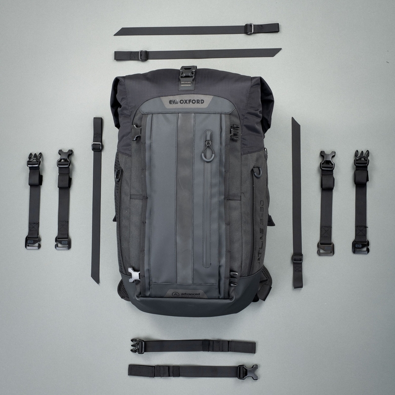 Motociklistička torba Oxford Atlas B-20 Advanced Backpack 20 l crna