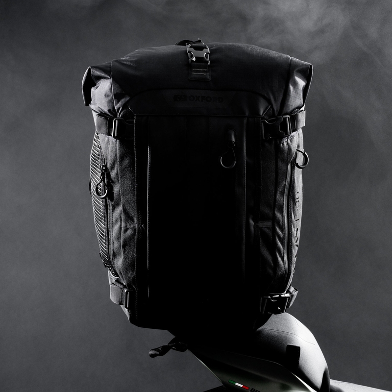Motociklistička torba Oxford Atlas B-30 Advanced Backpack 30 l crna
