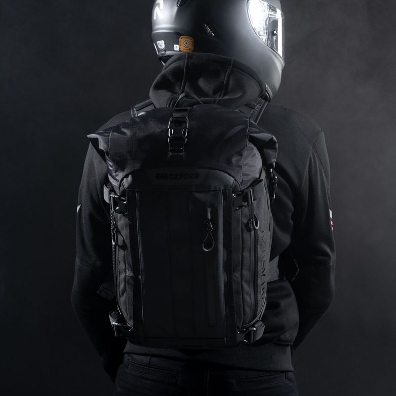 Motociklistička torba Oxford Atlas B-30 Advanced Backpack 30 l siva