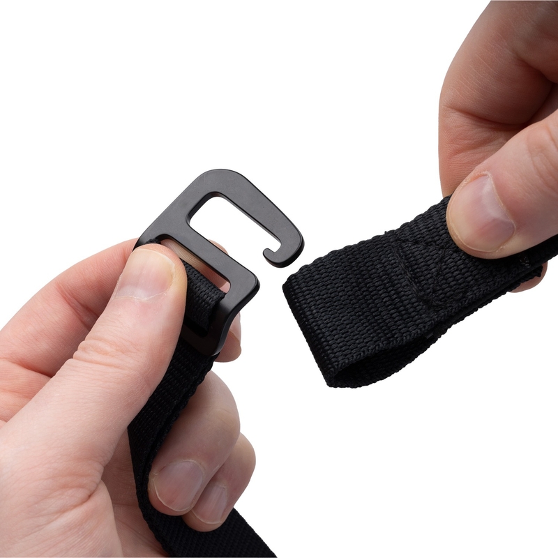 Trake za prtljagu Oxford Atlas G-Hook 2 kom crne 26mm x 1,2 m
