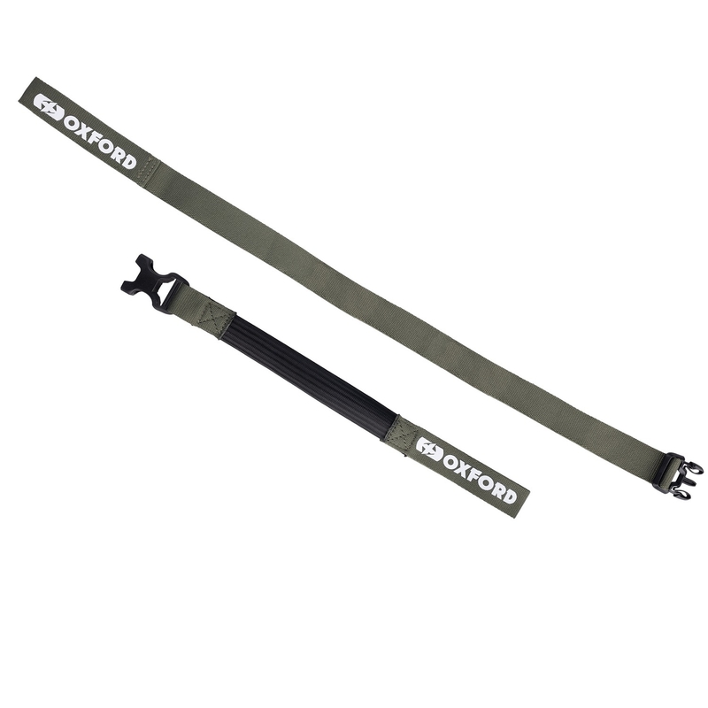 Trake za prtljagu Oxford Atlas B-Clip 2 kom zelene 26 mm x 2 m