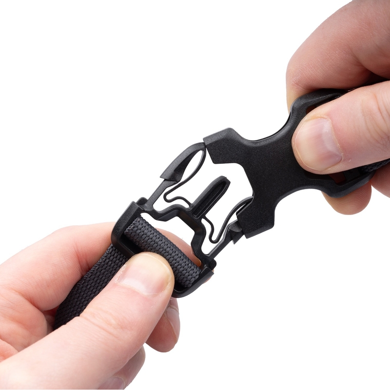 Trake za prtljagu Oxford Atlas B-Clip 2 kom crne 26 mm x 1,2 m