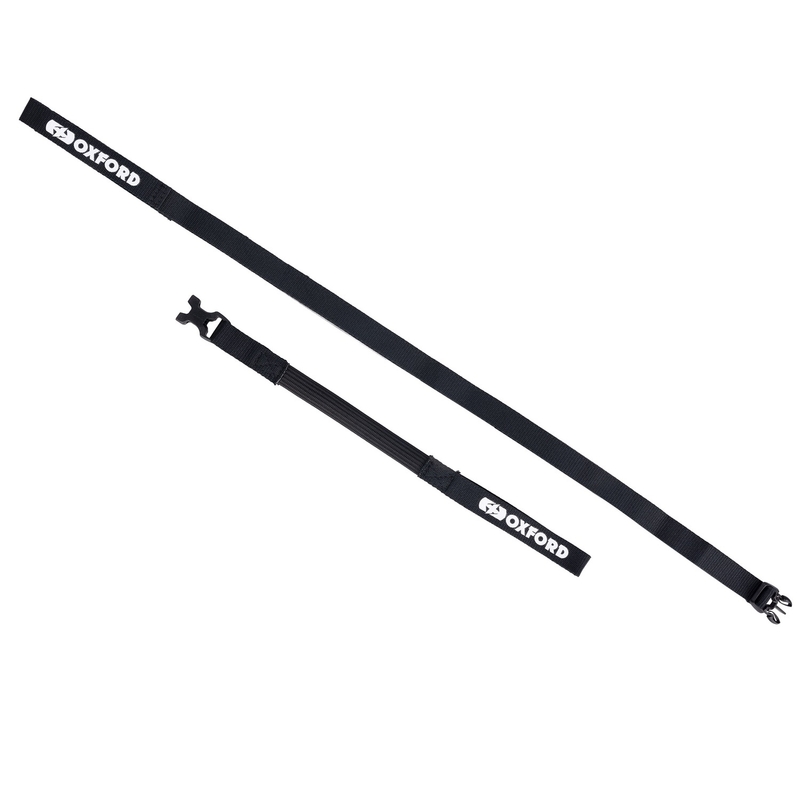 Trake za prtljagu Oxford Atlas B-Clip 2 kom crne 17 mm x 2 m