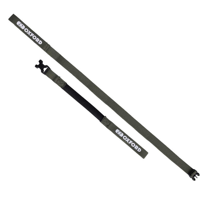 Trake za prtljagu Oxford Atlas B-Clip 2 kom zelene 17 mm x 2 m
