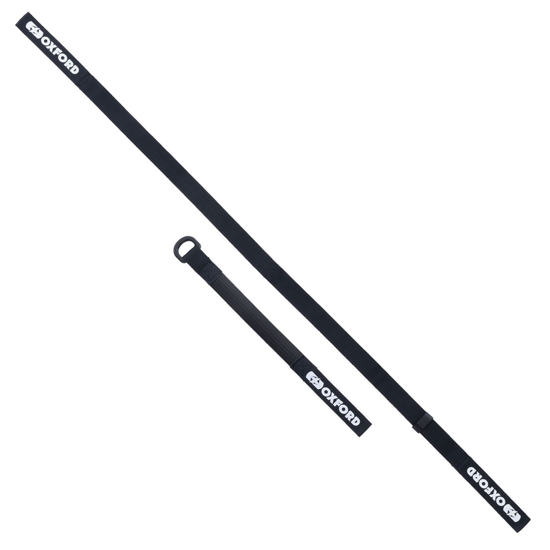 Trake za prtljagu Oxford Atlas D-Ring 2 kom crne 26 mm x 1,2 m