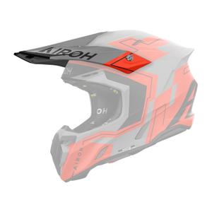 Vizir kacige Airoh Twist 3 Dizzy fluo orange mat