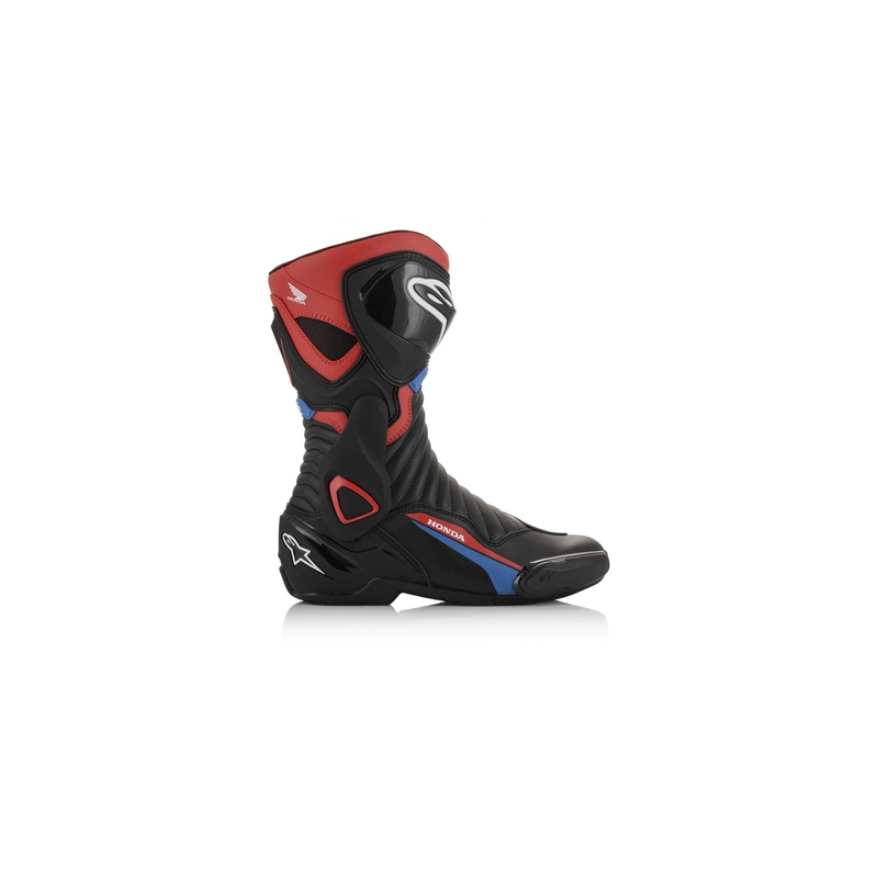 Motorističke čizme Alpinestars S-MX 6 Honda kolekcija crno-crveno-plavo-bijele