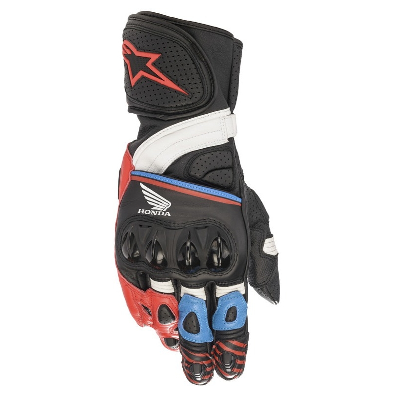 Motociklističke rukavice Alpinestars GP Plus R 2 Honda kolekcija crno-crveno-plave