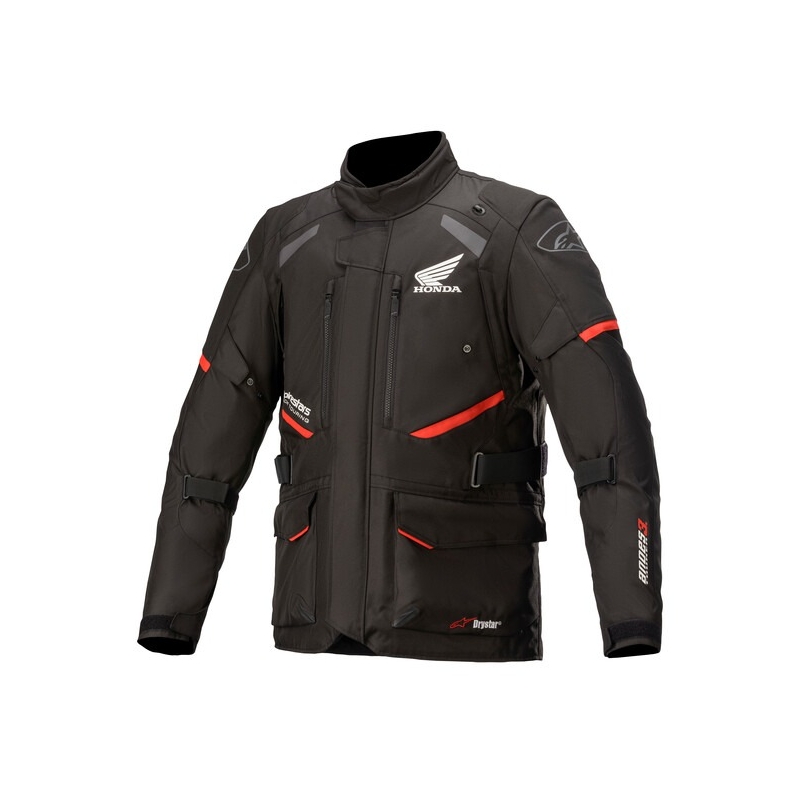 Motociklistička jakna Alpinestars Andes Drystar TECH-AIR 5 kompatibilna Honda Collection crno-crvena
