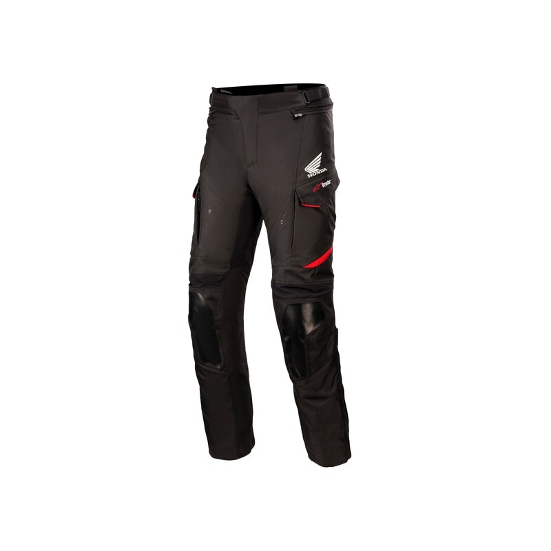 Motorističke hlače Alpinestars Andes Drystar Honda Collection crno-crvene