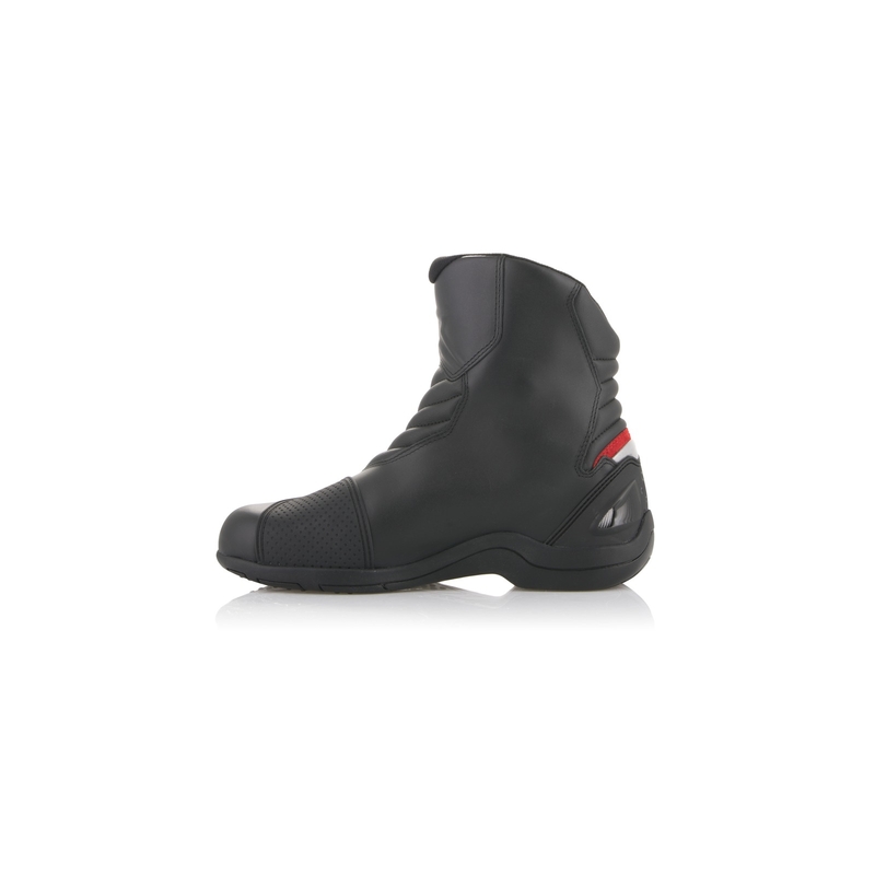 Motorističke čizme Alpinestars New Land Drystar Honda Collection crno-crvene