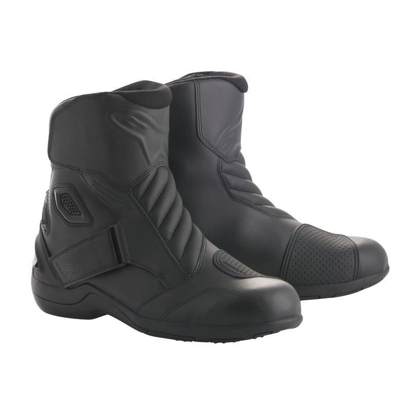 Motorističke čizme Alpinestars New Land Drystar Honda Collection crno-crvene