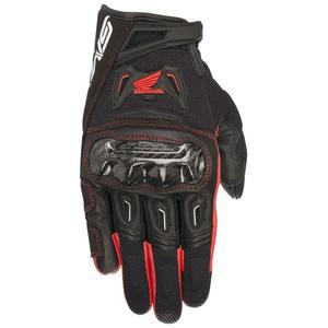 Motociklističke rukavice Alpinestars SMX-2 Air Carbon Honda Collection crno-crvene