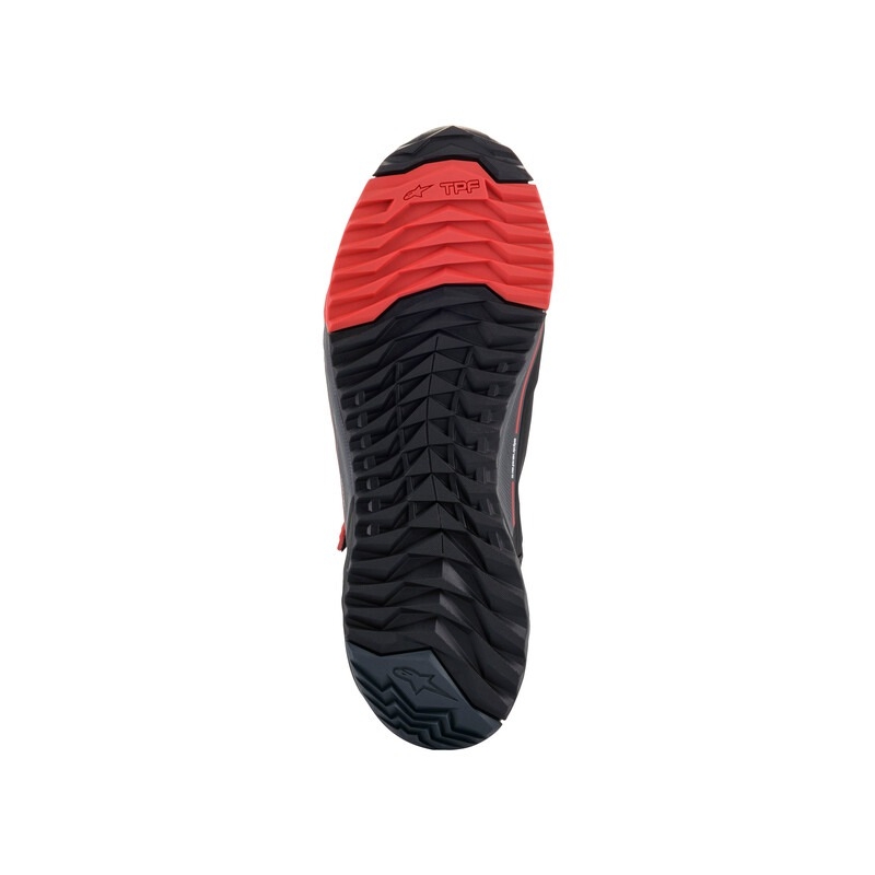 Motorističke čizme Alpinestars CR-X Drystar Honda Collection crno-crveno-sive