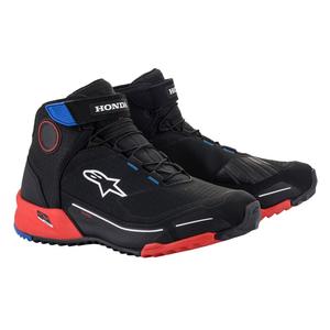 Motorističke čizme Alpinestars CR-X Drystar Honda Collection crno-crveno-plave