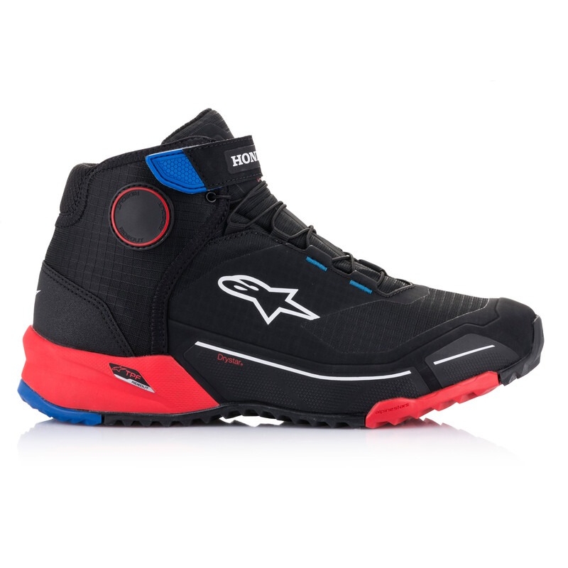 Motorističke čizme Alpinestars CR-X Drystar Honda Collection crno-crveno-plave