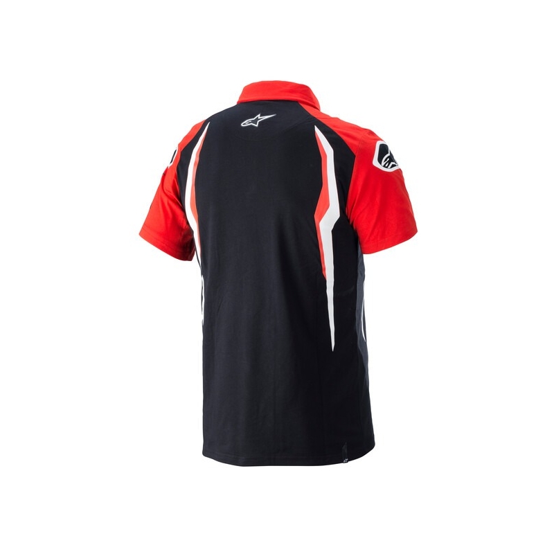 Polo majica Alpinestars Honda crveno-crna