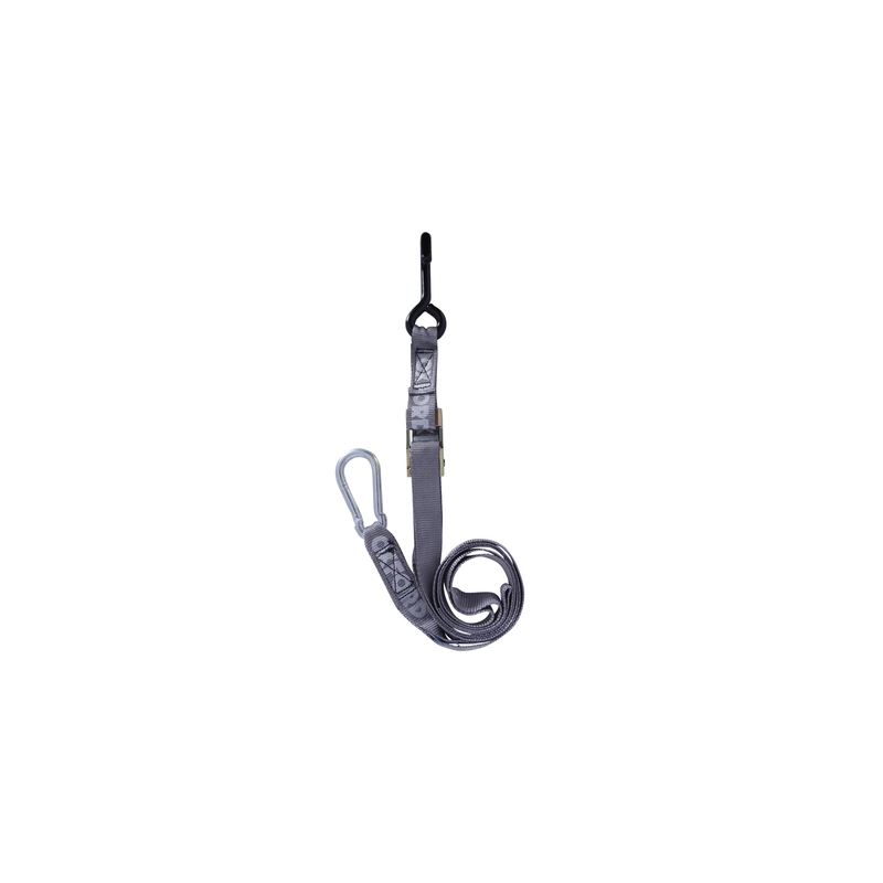 Podesivi i ojačani Oxford karabiner naramenice 25 mm sive