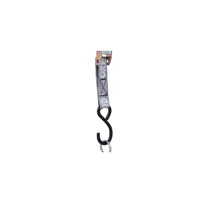 Podesivi i ojačani Oxford karabiner naramenice 25 mm sive