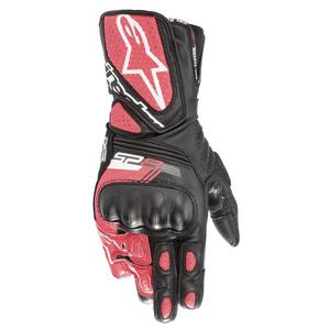 Ženske motorističke rukavice Alpinestars SP-8 crno-bijele-roze