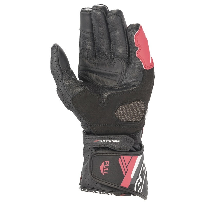 Ženske motorističke rukavice Alpinestars SP-8 crno-bijele-roze
