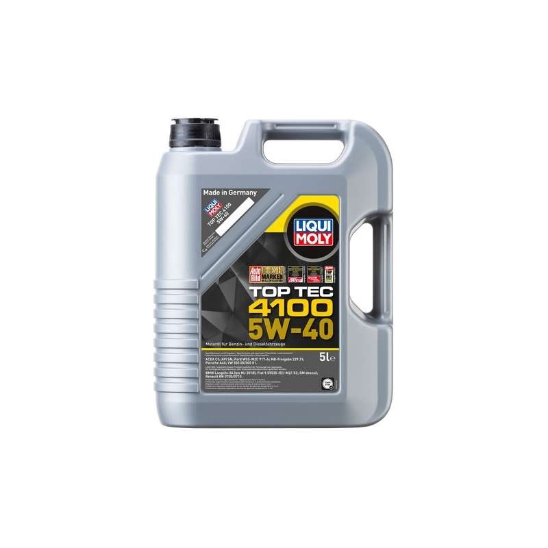 Sintetičko motorno ulje LIQUI MOLY Top Tec 4100 5W-40 5 l