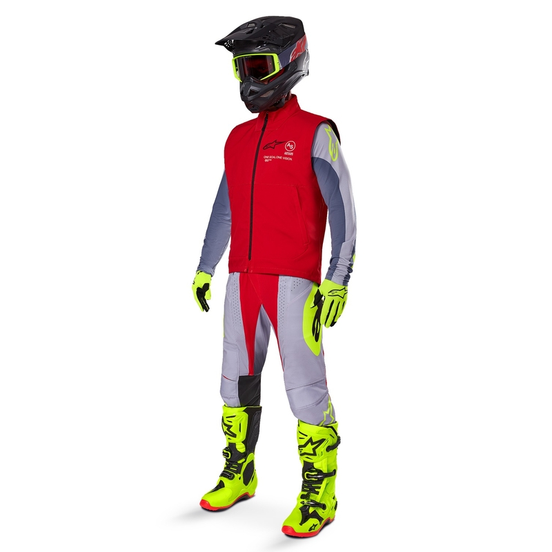 Alpinestars Techstar softshell prsluk crvene boje