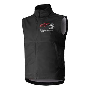Dječji softshell prsluk Alpinestars Techstar crni