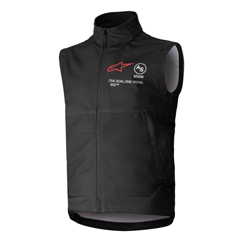 Dječji softshell prsluk Alpinestars Techstar crni