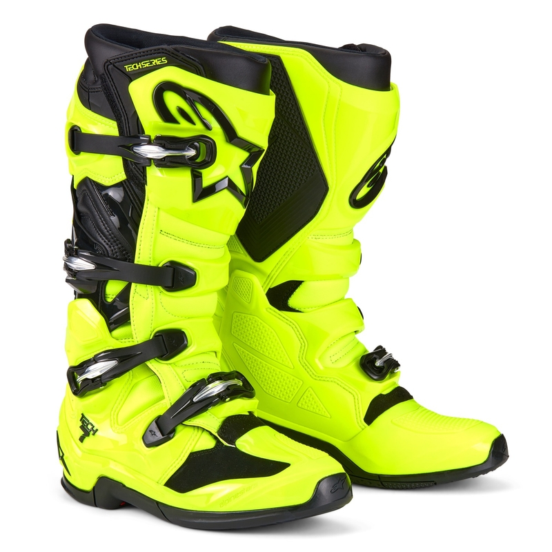 Alpinestars Tech 7 motociklističke čizme fluo žuto-crne