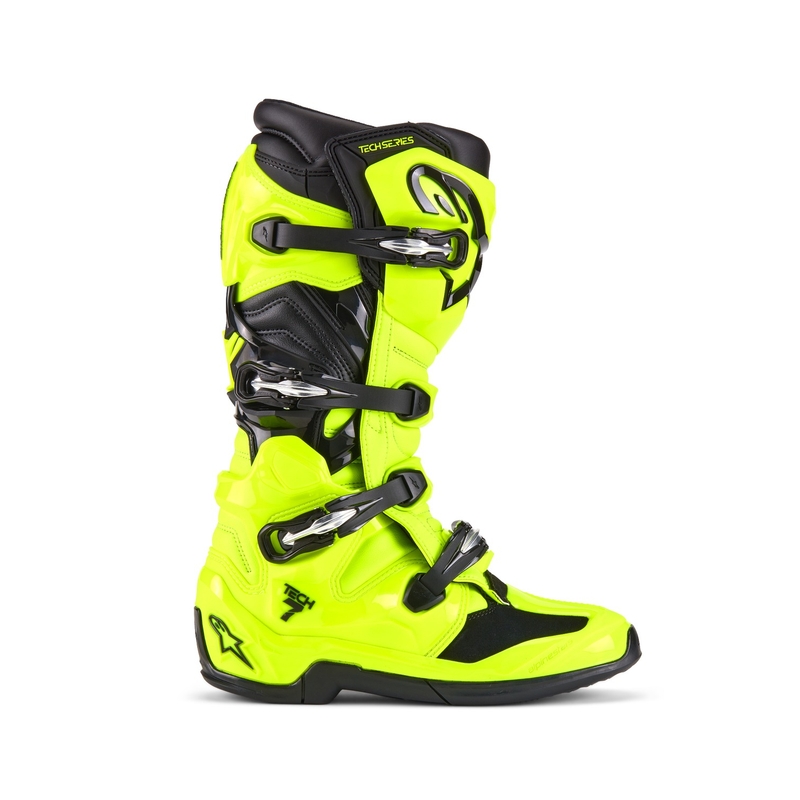 Alpinestars Tech 7 motociklističke čizme fluo žuto-crne