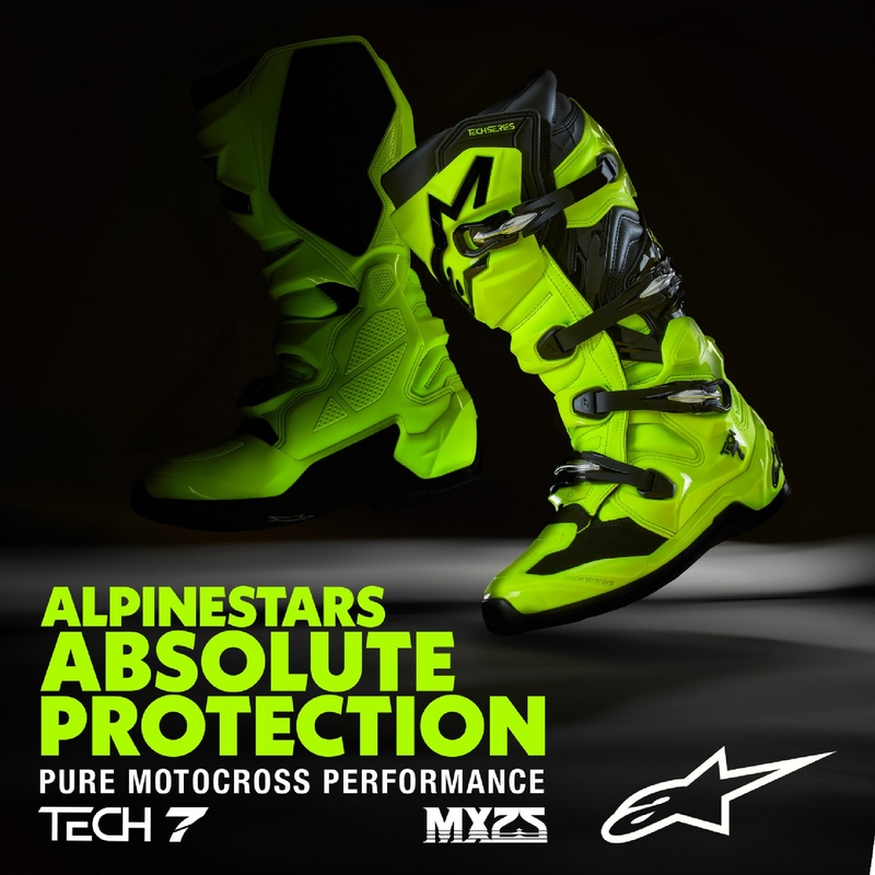 Alpinestars Tech 7 motociklističke čizme fluo žuto-crne