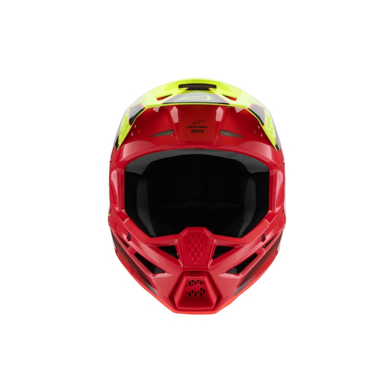 Alpinestars S-M3 FRAY dječja motocross kaciga crveno-fluo žuto-crna