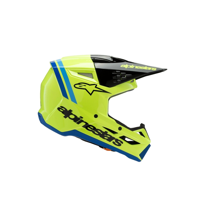 Alpinestars S-M3 RADIUM dječja motocross kaciga fluo žuto-crno-plava