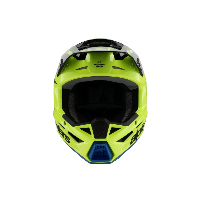 Alpinestars S-M3 RADIUM dječja motocross kaciga fluo žuto-crno-plava