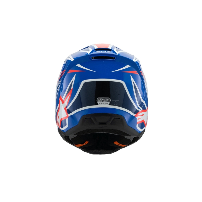 Alpinestars S-M3 WURX dječja motocross kaciga plavo-crveno-bijelo-crna