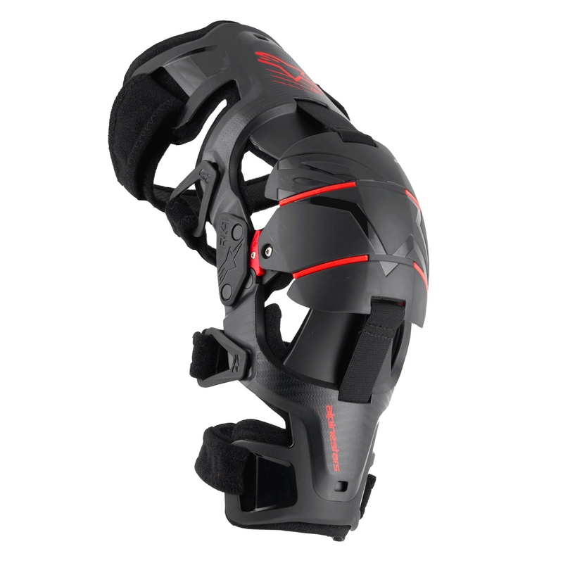 Alpinestars RK-1 Plasma steznici za koljena crno-crveni